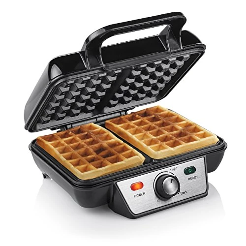 Offerta a tempo: Tristar Cialdiera per Waffle, Acciaio Inossidabile, Nero, 23.7 x 25.6 x 9.6 cm - 41% da 41.42 € a 24.49 €