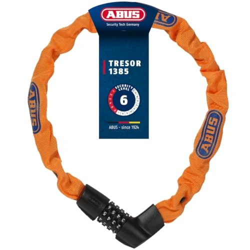 Limited-time offer: Abus Unisex - Adult 1385/75 Neon Orange Chain Lock, 75 cm from $140.87 to $55.48 (save 60.62%)