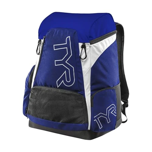 TYR Alliance Backpack, Zaino Unisex-Adulto, Azzurro/Bianco, Taglia Unica