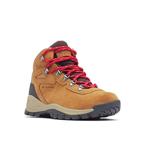 Limited-time offer: Columbia Women's Newton Ridge Plus WP Amped waterproof mid rise hiking boots, Brown (Elk x Mountain Red), 3 UK from 78.20 £ to 78.20 £ (save 0.00%)