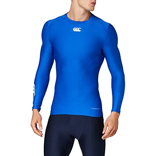 Offre limitee: Canterbury Baselayer Thermoreg Haut de Compression Manches Longues Homme Bleu Olympique FR : L (Taille Fabricant : L) de 48.00 EUR a 45.14 EUR (economie 6%)