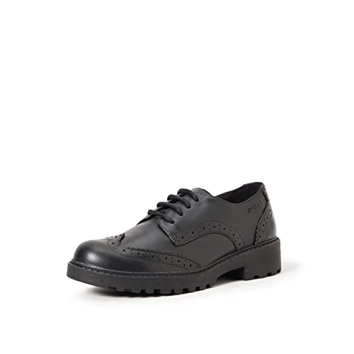 Oferta limitada: Geox J Casey Girl N Leather, Zapatos Niñas, Negro, 37 EU de 65.00 € a 65.00 € (ahorro 0.00%)