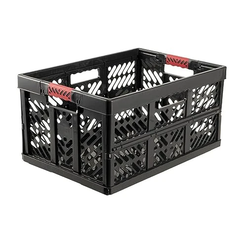 Beperkte aanbieding: keeeper Stevig vouwkrat met soft-touch handgrepen, 54 x 37 x 28 cm, 45 l, Ben, grafietgrijs van 20.11 EUR naar 20.11 EUR (besparing 0%)