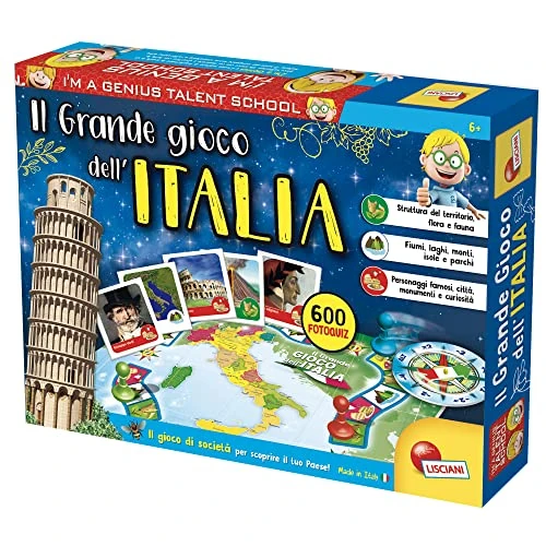 Offre limitée : Liscianigiochi 51156 Le Grand Jeu De L'Italie, Multicolore, 6 x 38,8 x 28,5 cm; 700 grammes de 13.26 EUR à 13.26 EUR (remise 0%)