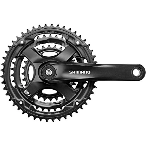 Shimano FC de ty501 Cuadrado 6/7/8 Compartimento de bielas, Negro, 175 mm