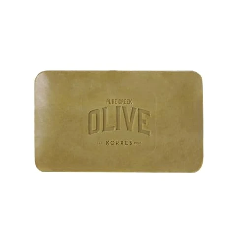 Offerta a tempo: KORRES Olive Blossom Sapone solido per il corpo con olio extravergine di oliva e profumo di fiori d'olivo, nutriente e idratante, vegano, 125g - 42% da 5.50 € a 3.20 €