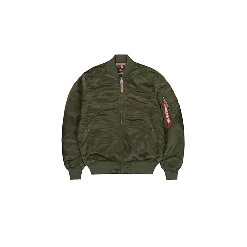Offerta a tempo: Alpha Industries MA-1 VF 59 Giacca bomber lunga da Uomo Dark Green - 41% da 190.00 € a 111.99 €