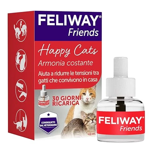 FELIWAY Friends - Harmonie tussen katten - navulverpakking - 1 x 48 ml (verpakking kan variëren)