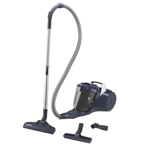 Hoover BREEZE BR71 BR20011 Stofzuiger zonder zak, cycloontechnologie, EPA-filter, parketborstel, vloeren en tapijten, vermogen 700 W, 2 liter, blauw