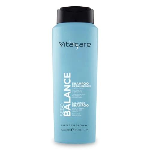 Begrenztes Angebot: Vitalcare | Sebo Balance – Rebalancing Shampoo, Shampoo für Capelli Grassi oder Tendenti ad Ingrassare, mit Vitamin E Zjcomplex, 500 ml von 6.06 EUR auf 6.06 EUR (Rabatt 0%)