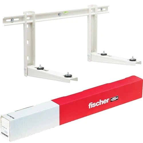 Offerta a tempo: Fischer Staffe per Climatizzatore Unità Esterna KLIMA KLIK 465, Lunghezza Braccio Mensole 465 mm, Include Tasselli Fischer Originali e Piedini Antivibranti - 17% da 23.90 € a 19.84 €