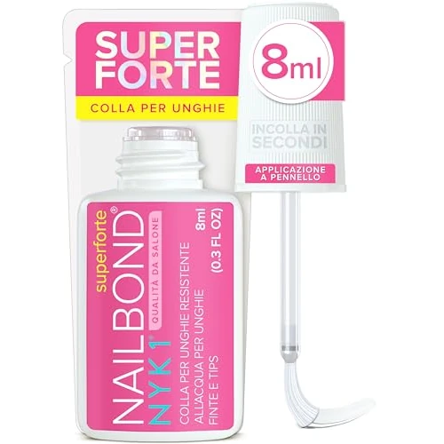 Offerta a tempo: NYK1 Colla per Unghie Extra Forte per Press-On, Punte e Unghie Finte | 8ml - 0.00% da 9.99 € a 9.99 €