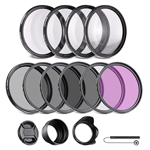 Offre limitée : NEEWER 67mm Filtre ND/CPL/UV/FLD/Gros Plan&Kit d'Accessoires d'objectif avec ND2 ND4 ND8, Filtre de Gros Plan(+1/+2/+4/+10), PareSoleil en Caoutchouc Pliable, Capuchon d'Objectif, Pochette de Filtre de 51.76 € à 54.49 € (-5.27% de remise)