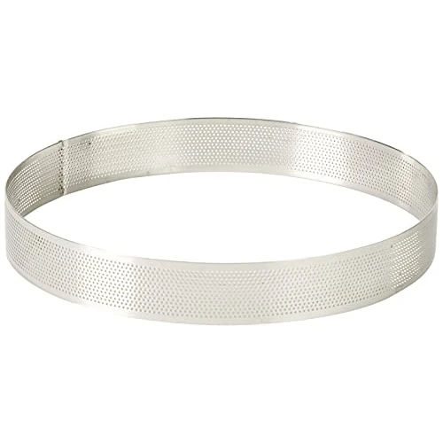 LACOR 68554 Perforiert Schimmel Torte, Edelstahl, grau, 24 x 24 x 4 cm