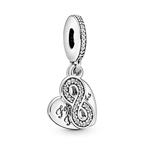 Limitiertes Angebot: PANDORA Damen-Bead 925 Silber Zirkonia weiß-791948CZ, one Size von 65.00 EUR auf 54.02 EUR (Spare 17%)