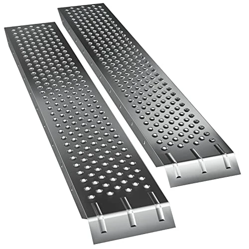 Offerta a tempo: MONZANA 2x Rampa di Carico Auto Moto in Acciaio 160 cm | Pedana, Carico Max. 400kg, Inox, Zincato, Trasporto, Viaggio, Quad, Scooter, Macchina, Robuste, Durevoli, Antiruggine, 6 kg, - 15% da 56.95 € a 48.40 €