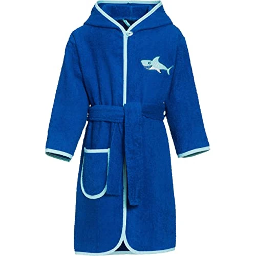 Offerta a tempo: Playshoes Accappatoio In Spugna Per Bambini, Unisex - Bambini e ragazzi, Hai, 122-128 - 22% da 32.99 € a 25.59 €