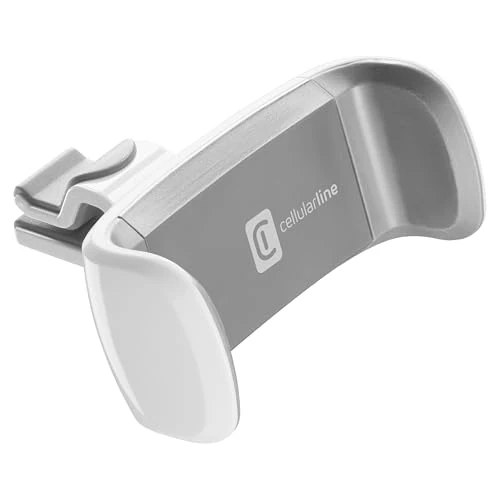 Offre limitee: Cellularline | Car Holder - Universal | Support Voiture pour Smartphone Ultra-coloré - Orientable à 360 ° - Fixation dans Le Véhicule au Moyen d’Un Crochet aux Grilles d’aération - Blanche de 9.99 EUR a 9.70 EUR (economie 3%)