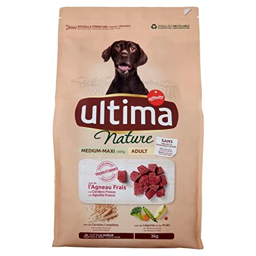 Offerta a tempo: Ultima Nature - Cibo per Cani - 3Kg. — 54% da 17,25 € a 7,90 €