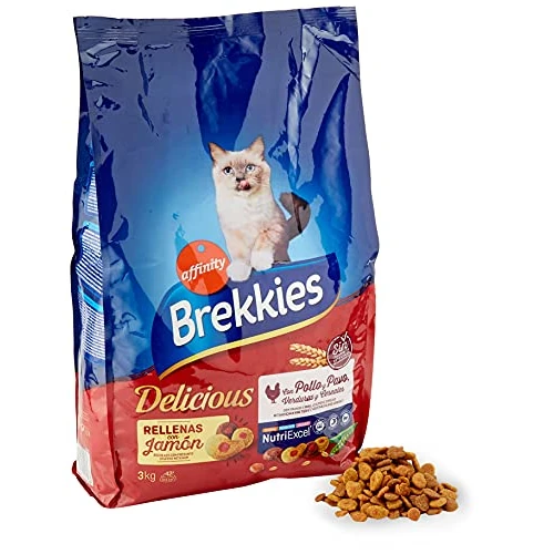 Offre limitée : Brekkies Croquettes pour Chats Delicious avec Une sélection de volaille et légumes de 26.98 € à 26.98 € (0.0% de remise)