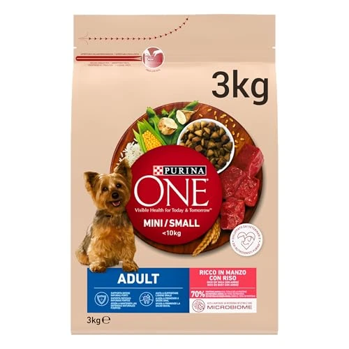 Limited-time offer: Purina ONE Mini <10 kg Dog Food for Small Adult Dogs with Beef and Rice, 3 kg bag from 30.17 GBP to 30.17 GBP (save 0%)