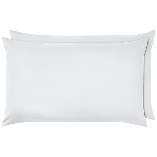 Zeitlich begrenztes Angebot: Amazon Basics Mikrofaser Kissenbezug, 50 x 80 cm, 2er-Pack, Weiß von 7.69 € auf 4.52 € (41% Rabatt)