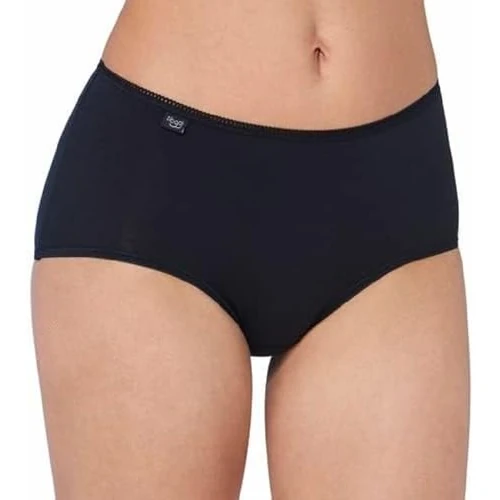 sloggi Damen 24/7 Cotton Midi Slip, Black, 50