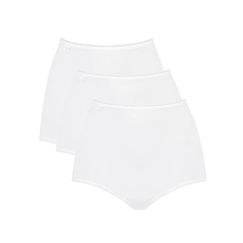 sloggi 24/7 Cotton Maxi C3P, Slip, Mujer, Blanco (White), 54