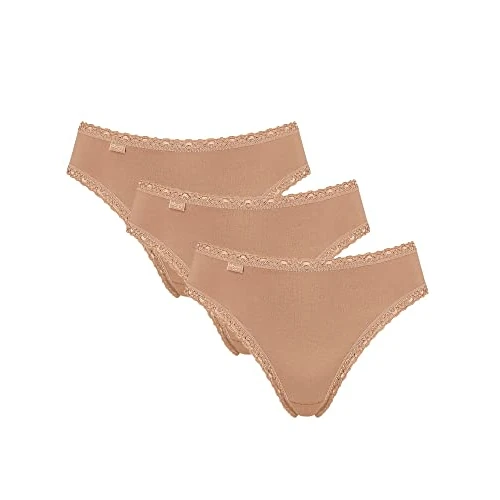 Offre limitée : Sloggi 24/7 Cotton Lace Tai C3P Femme, Brush, 44 de 18.00 € à 16.95 € (6% de remise)
