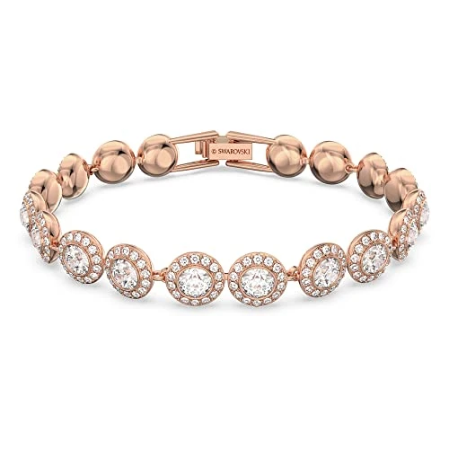 Limitiertes Angebot: Swarovski Una Angelic Armband, Rund, Weiss, Roségold-Legierungsschicht von 199.00 EUR auf 101.91 EUR (Spare 49%)