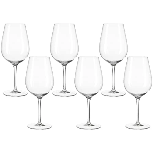 Offerta a tempo: Leonardo Tivoli 020968 - Set di 6 calici per vino rosso con manico seghettato, lavabili in lavastoviglie, 700 ml - 0.00% da 40.60 € a 40.60 €
