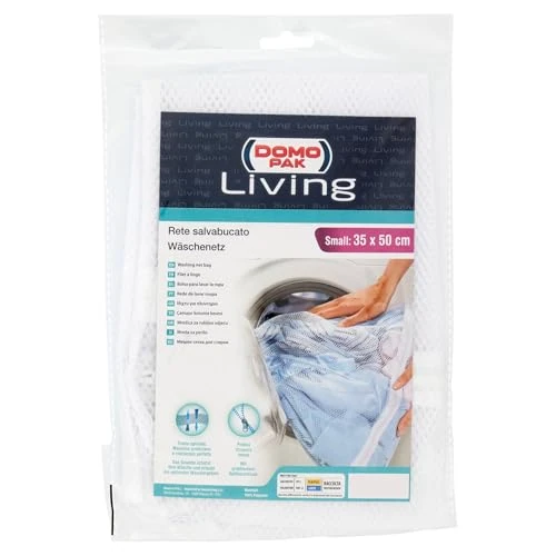 Offre limitée : Domopak® Premium machine à laver Sac à linge Sacs, sacs à laver en filet avec fermeture Éclair Blanc – Convient pour lingerie, Sous-vêtements, soutien-gorge et chaussettes – Petite taille 35 x 50 cm de 19.07 € à 19.07 € (0.00% de remise)