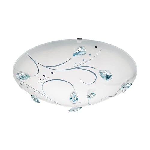 Offerta a tempo: Eglo LED lampada da soffitto Sorrenta 1, fiamma, classica, metallo e vetro - 0.00% da 45.81 € a 45.81 €