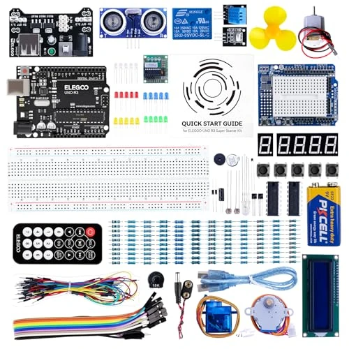 Oferta limitada: ELEGOO - Kit de iniciación Super con guía de Uso francés para Principiantes y Profesionales, Compatible con Arduino IDE de 69.99 € a 69.99 € (ahorro 0.00%)