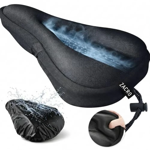 Zeitlich begrenztes Angebot: Zacro Fahrrad Sattel Einsatz Soft Radsport, Sattelbezug Gel Abdeckung, 28x19cm von 26.99 € auf 26.99 € (0.00% Rabatt)