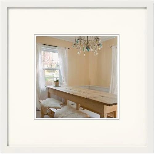 walther Design Picture Frame Polar White 30 x 30 cm Peppers Wooden Frame BP330V