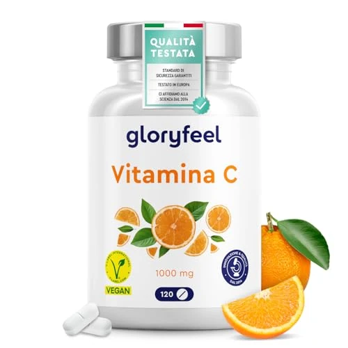 Oferta limitada: Vitamina C 1000 mg - Soporte esencial para sistema inmunitario, cansancio, piel y huesos -1 Tableta al día - 120 Tabletas (4 meses) de vit c pura - Vegano, sin aditivos y probado en laboratorio de 11.99 € a 11.99 € (ahorro 0.00%)