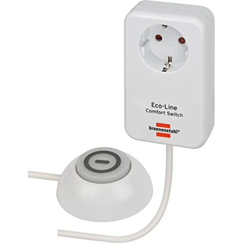Offre limitée : Brennenstuhl 1508220 Eco Line Comfort Switch EL CSA 1 Adaptateur, Blanc de 24.29 € à 24.29 € (0.00% de remise)