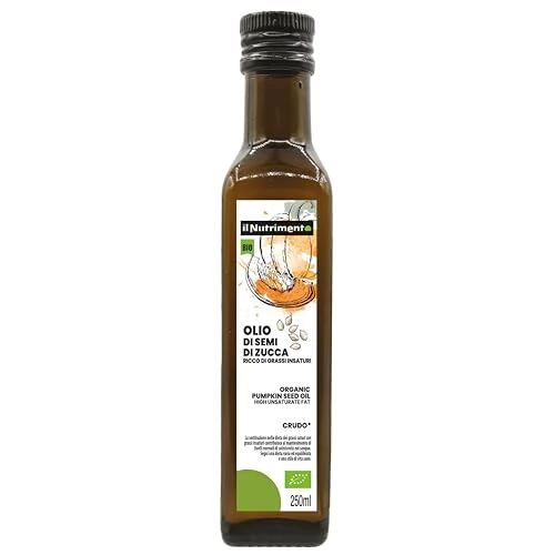 Offerta a tempo: Probios Olio di Semi di Zucca Biologico - Ricco di Grassi Insaturi - Ideale per Una Dieta Equilibrata - 250 ml - 0.00% da 9.74 € a 9.74 €