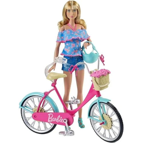 Barbie DVX55 Fiets met Bloemenmand