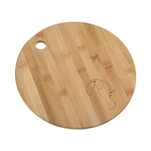 Offerta a tempo: Fackelmann 37723 Tagliere, Bamboo, Marrone, 24x24x1 cm - 16% da 8.99 € a 7.55 €