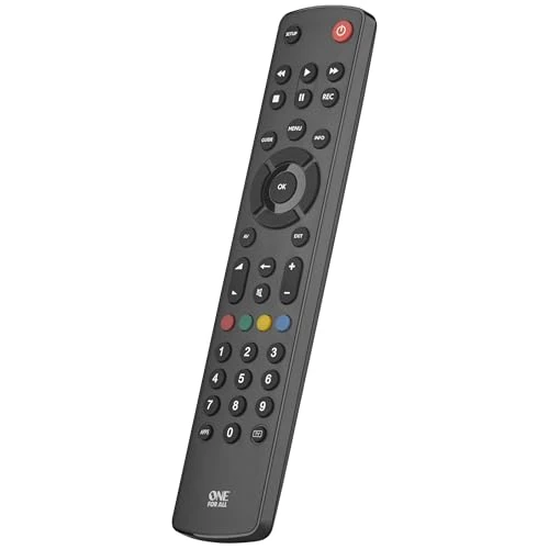 Offre limitée : One For All Contour TV Universal Remote Control TV - Contrôle de la télévision/Smart TV - Garanti pour fonctionner avec toutes les marques de fabricants - URC1210 Noir de 13.65 € à 13.65 € (0.00% de remise)