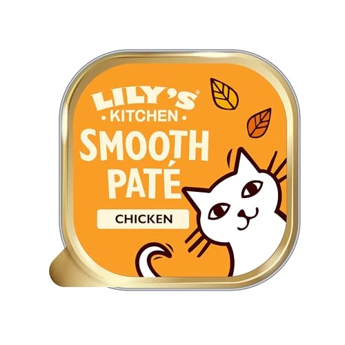 Offerta a tempo: Lily's Kitchen Vaschetta di paté naturale per gatti adulti, con pollo, ricetta senza cereali (19 x 85g vaschette) - 30% da 28.20 € a 19.79 €