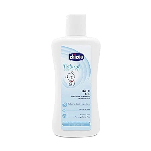 Offerta a tempo: Chicco Natural sensation Olio da Bagno con Olio di Mandorle Dolci e Vitamina E - 0% da 9.94 € a 9.94 €