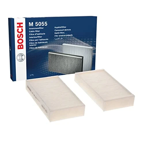 Limited-time offer: Bosch M5055 Standard Cabin Filter, Replacement Filters - Filters Pollen and Dust for Cleaner Air Inside the Vehicle Set of 2 Filters from 20.44 £ to 20.44 £ (save 0.00%)