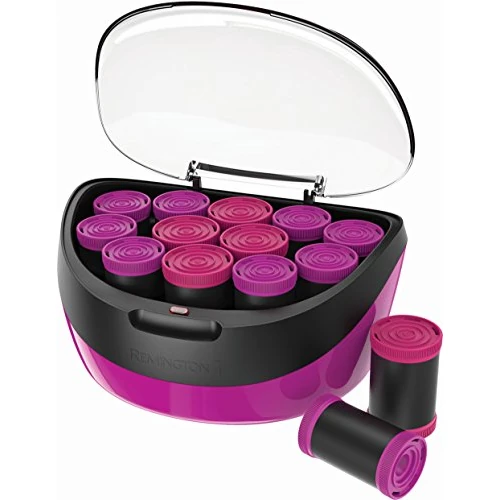 Offre limitée : Remington Bigoudis Cheveux [2 styles de Boucles Naturelles & Rebondies] Jumbo Rollers (Coffret 12 rouleaux: 4x35mm & 8x40mm, Céramique Ionique, Revêtement Velour) Bigoudis chauffants H5670 de 24.99 EUR à 24.99 EUR (remise 0%)