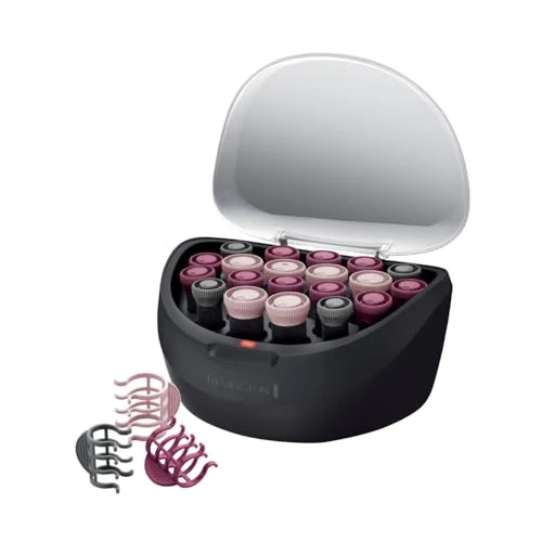 Oferta limitada: Remington Set de Rulos Ionic Rollers, Rulos Calientes, Iones para Cabello Sin Encrespamiento, 20 Rulos para el Pelo: 4 de 20 mm, 10 de 23 mm y 6 de 27 mm, 20 Pinzas, Indicador Encendido, H5600 de 23.74 EUR a 23.74 EUR (ahorro 0%)