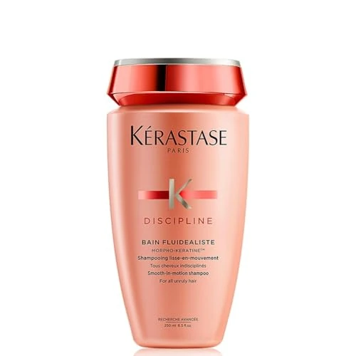 Kérastase Discipline, Champú Suavizante, Para Pelo Indisciplinado, Encrespado y Fino, Champú Sin Sulfatos*, Bain Fluidéaliste, 250 ml