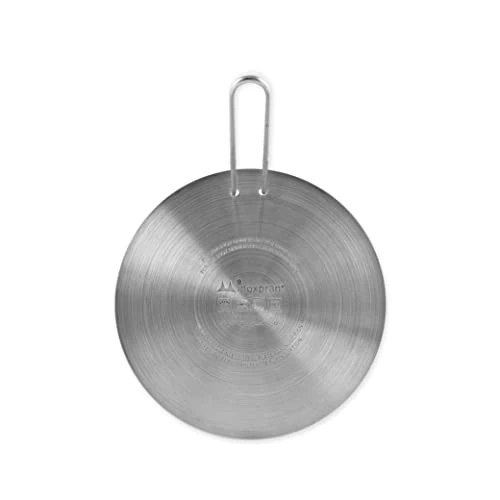 Tijdelijke aanbieding: INOXPRAN - Universele Inductieplaat, Roestvrij Staal, Kookgerei, 21x21x0,5 cm, Plaat met Handgreep voor Veilig Hanteren, Geschikt voor alle Potten en Pannen van 15.96 € naar 15.96 € (0.00% korting)