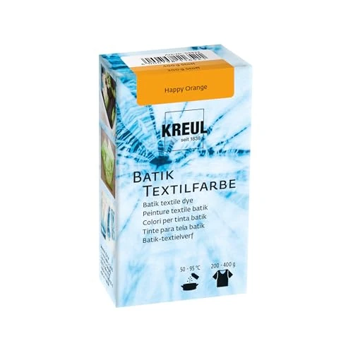 Offerta a tempo: KREUL Batik 98523, Colori per tinta, Arrancione (Happy Orange) - 0.00% da 6.49 € a 6.49 €